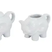 Figural White Elephant Porcelain Creamer Cup By BIA Cordon Bleu