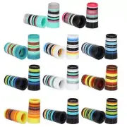 10Pcs Golfing Tapered Ferrules Parallel Colorful Striped Golfing Ferrules D1P2