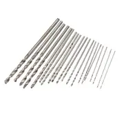 20Pcs Hss Twist Micro Drill Bits With Aluminum Hand Drill