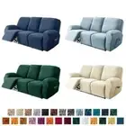 1/2/3 Seats Velvet Recliner Sofa Cover Elastic Armchair Cover Slipcover