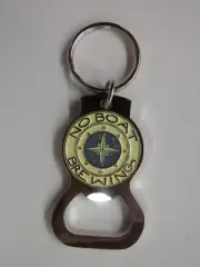 Cool BEER Key Chain Bottle Opener ~ NO BOAT Brewing Co ~ Issaquah, WASHINGTON