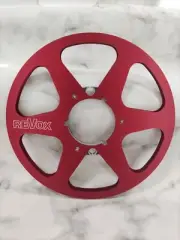 One Pair Red 10.5'' Aluminium tape reel for Revox Reel To Reel tape recorder.