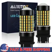 White/Amber Color 3157 DRL LED Switchback Turn Signal Parking Light Bulbs 2/10x (for: Smart)