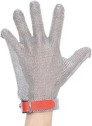 zolyet Plastic Belt Stainl Steel Mesh G Cut Chain Mail Protective -Cutting G for Kitchen Butcher W Safety M
