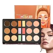 Concealer Cream For Women | 18 Colors Waterproof Facial Foundation Cream - Multifunctional Beauty Contour Palette For Oily, Dry And Sensitive Skin