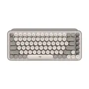 Logitech POP Keys Wireless Mechanical Emoji Keyboard Mist