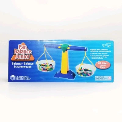 Pan Balance Junior Early Learning Resources Science Math Logic Skills Toy