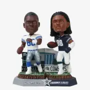 Michael Irvin & CeeDee Lamb Dallas Cowboys Then And Now Bobblehead NFL