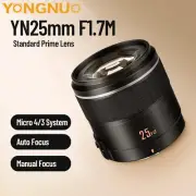 YONGNUO YN25mm F1.7M ASPH Auto Focus Prime Lens for Olympus Panasonic M4/3 Mount