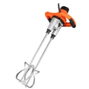 2100W Cement Mixer Concrete Grout Painting Hand Power Mixer 6 Speed 2 Blades