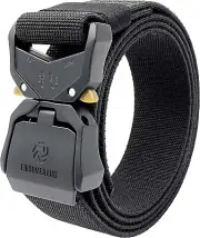 Men's Belts Tactical Belt for Men's Jeans, 1.5" Stretch Nylon Web Work Belt