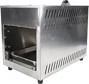 Haofy Commercial Toaster 4000W Smokeless Technology Stainless Steel Multi-Functional Cooking with Air, Toasts, and Pizzas for Bagel, Bread Grilling, Easy to and Safe