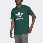 ADIDAS TREFOIL T-SHIRT HG1430 男 短袖 上衣 T恤 運動 休閒 舒適 愛迪達 綠