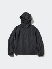 uniqlo men reversible parka size large