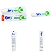 Spry Xylitol Toothpaste, Fluoride-Free, Natural Spearmint, 5 Ounce
