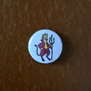 DEVIL FLANDERS Badge / The Simpsons / Treehouse of Horror / Ned Flanders