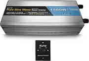 1500/3000W Inverter 12v to 240v Pure sine Wave Power Elinz Low High Voltage Input Short Circuit Output Overload Protection AUS Plug Car Caravan Ute SUV Truck Trailer Bus Remote Control 2yr Warranty