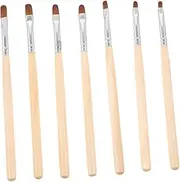 HAKIDZEL Nail Art Cleaning Brush Set 7 Pack Pen Nail Accessories Soft Bristles for Manicure