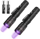 Black Light UV Flashlights, LED 3 Modes Zoomable Blacklight 395nm Ultraviolet