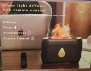 Essential Oil Diffuser, Simulation Flame Mist Air Humidifier, 200ml Aromatherapy