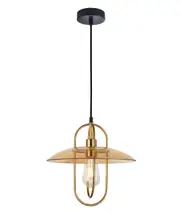 Papillon Pendant Light Antique Brass