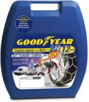 Goodyear 77937, 12 Mm Passenger Car Snow Chains, TUV and ONORM Approved, Size...