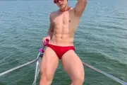 [L333] Male Model Showing Off Body Fine Art Hunky Physique MATTE OR GLOSS OPTION