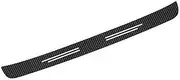 for BMW, GT 3 5 6 Series F34 F07 E63 Car Rear Bumper Decoration Decal Trunk Plate Carbon Fiber Sticker Rear Bumper Protector Strip