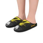 Bad Brains Hardcore Punk Black Flag Minor Threat DC Pop Art Gift House Slippers