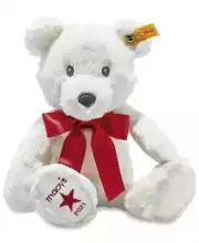 Steiff 2021 Macys Annual Holiday Bear, 6"L x 3"W x 11"H