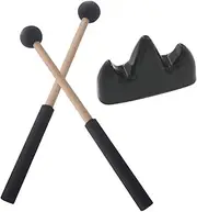 WESIEVYA 1 Set Percussion Instrument Drumsticks with Bracket High Grade Musical Accessory for Xylophones Tongue Drum Other Instruments for Students Enthusiasts