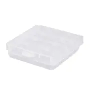 Portable Battery Storage Case Protective Container Clear for AAA/AA Batteries