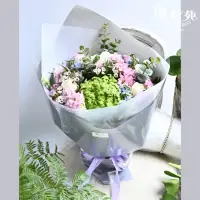 在飛比找momo購物網優惠-【台北花苑】甜園浪漫(生日花束 祝福 送花 花禮)