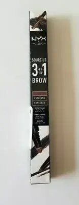 NYX Professional Sourcils 3 in 1 Brow Pencil Powder Mascara ~31B07 Espresso~ NEW