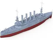 LFC400511S-A 1/400 Military Model Kit USN St.Louis Class Light Cruiser Full Hull