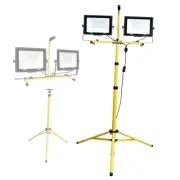 20000 Lumen Dual Head LED Work Light IP66 Waterproof Adjustable Light 200W
