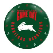 South Sydney Rabbitohs NRL Melamine 20cm Round Snack Plate