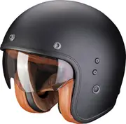 Scorpion Belfast Evo Luxe, open face helmet , color: Matt-Black , size: M