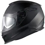 Y.100 Core Matt Black Full Face Helmet