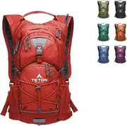 Teton Oasis Hydration Backpack – Lightweight Water Pack with Bladder for Hiking, Running, Cycling, Biking – 18L/22L Sizes – Sewn-in Rain Cover – Fits Men and Women