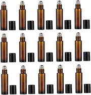 FOYTOKI 20pcs Perfume Glass Containers Essential Oils for Oil Dispenser Bottle Set Oil Fragrance