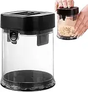 Garlic Crusher - Garlic Chopper Slicer Vegetable Mincer with Container | Kitchen Gadget, Detachable, Multifunctional Slicing Tool for Various Ingredients