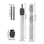 9Pcs Spot Weld Cutter Set Drill Bit High Speed Steel With Double-sided Blade For