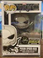 Poison Spider-Man 966 GITD Chase EE Exclusive Funko POP! Venom FREE PROTECTOR