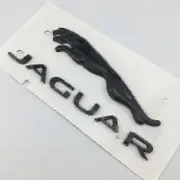 Suitable For Jaguar Xj Xjl Xe Xf F-pace F-type Rear Trunk Labeling Leopard English Word Logo 16cm Black