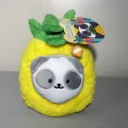 Anirollz Pandaroll Panda with Pineapple Juice outfit 7" Plush new with Tag