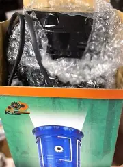 KTS Solar Rechargeable LED Lantern & Flashlight 110V Camping Survival Gear Black