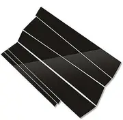 ZUXIM 6Pcs Car Black Pillar Posts Decal Cover, for Nissan, for Armada 2005 2006 2007 2008 2009 2010 2011 2012 2013 2014 2015, Exterior Parts Car Window Pillar Decoration