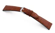 RIOS1931 Genuine Alligator Watch Band for 19 mm “Patek Philippe” Cognac "Geneve"