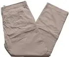 Calvin Klein New Mens CK One Beige Straight Fit Casual Khaki Pan 30 x 32